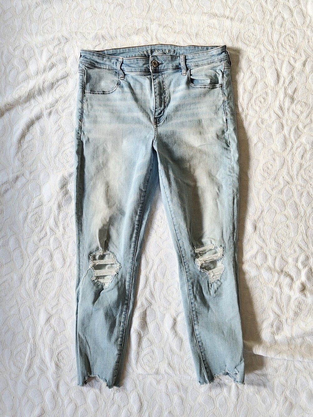 American Eagle Hi-Rise Jegging Crop Jeans 16 R